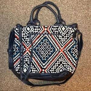 Cleobella geometric carpet weekender